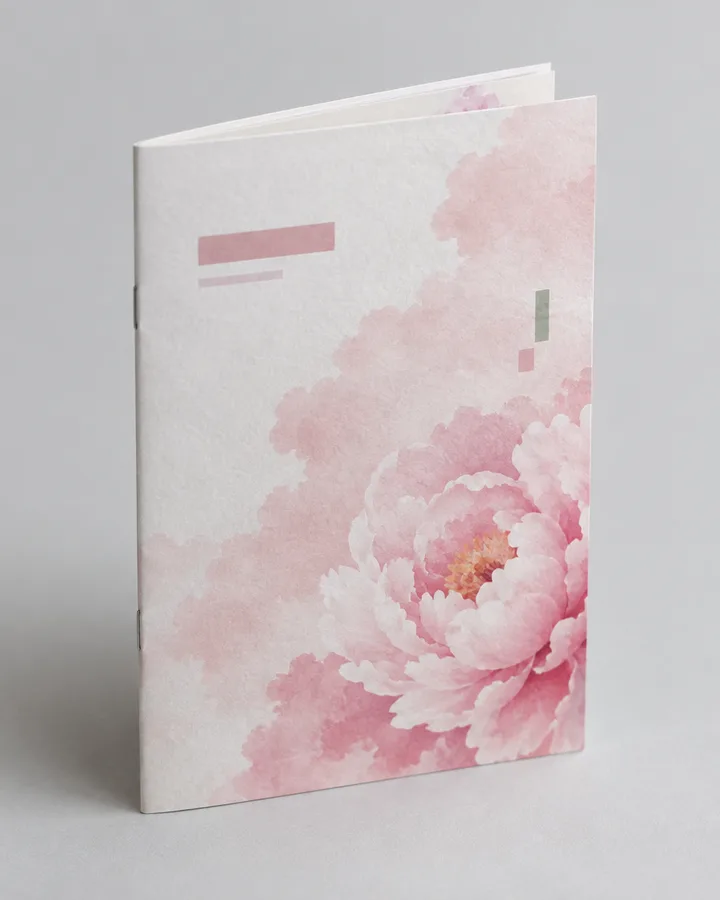 중철제본 작업 예시