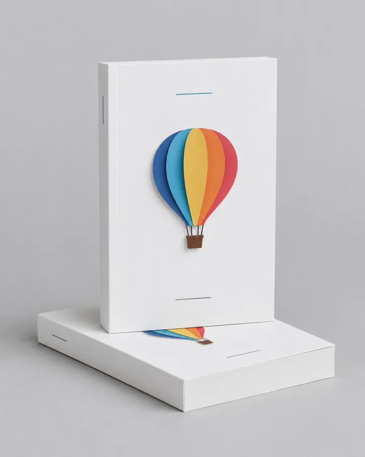 무선제본 작업 예시